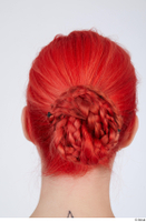  Groom references Lady Winters  004 braided hair hair bun head red long hair 0005.jpg